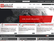 Tablet Screenshot of aktifhukuk.net